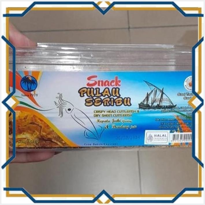 

[LDY] SNACK PULAU SERIBU KEPALA JUHI 162GARING DAN DENDENG 175GR