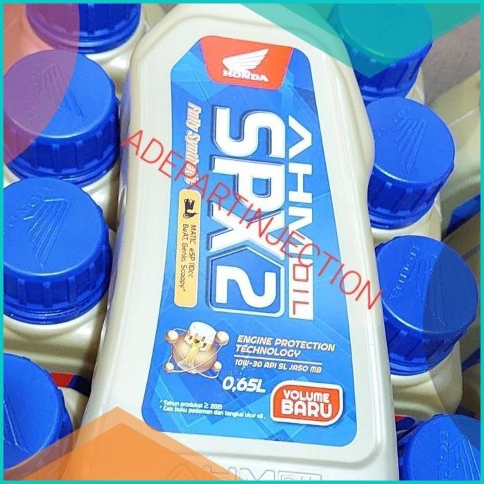 OLI MESIN SPX2 OIL SPX 2 0,65L 10W-30 GENIO BEAT LED SCOOPYK2F ORI AHM