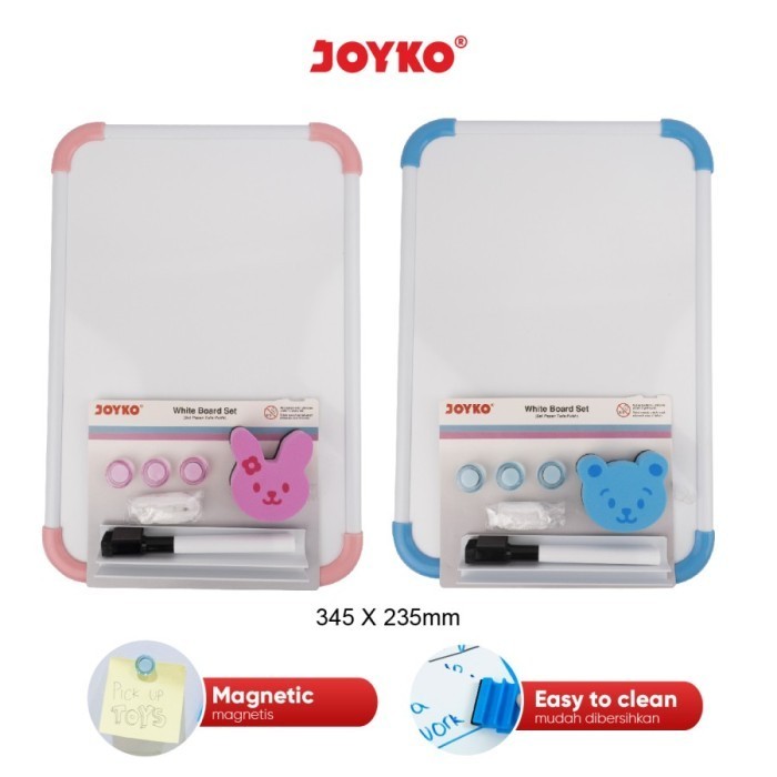 

Joyko Whiteboard Set Wbs-160Co Papan Tulis Anak Lengkap Magnet Wbs 160