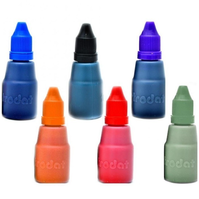 

Trodat Tinta Stempel Waterproof Ink 7010 7011 7012 7051 7081 10 25 Ml