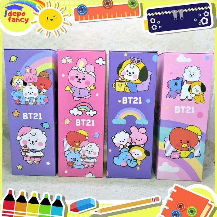 

Kotak Pensil Karton Bt21 D-530Bt / Tempat Pensil / Tepak / Pencil Case