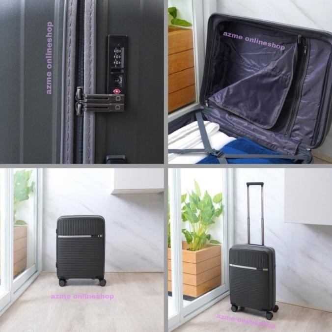 Terlaris Luggo Koper Abu Abu 4 Roda_Luggage String Grey Size 20 Inch Cindybabby