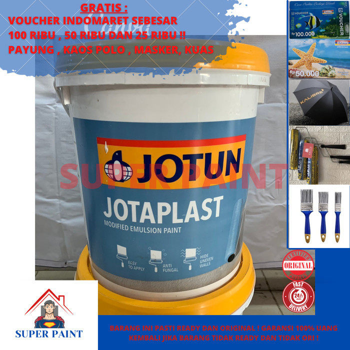 Cat Tembok Jotun Jotaplast Putih Pabrik Ukuran 25Kg Pail