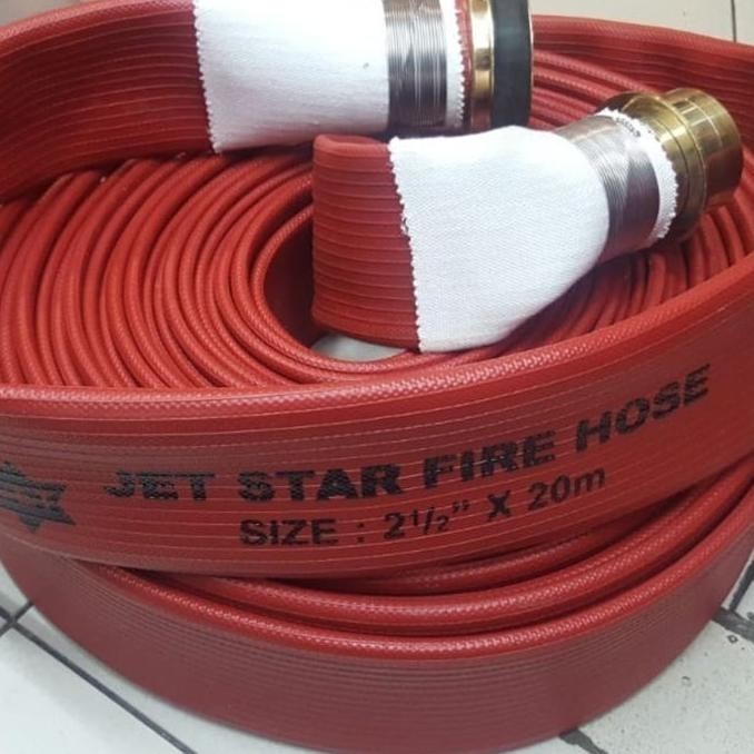 Selang Pemadam Jet Star / JetStar 1,5"x30m Rubber Fire Hose Hydrant