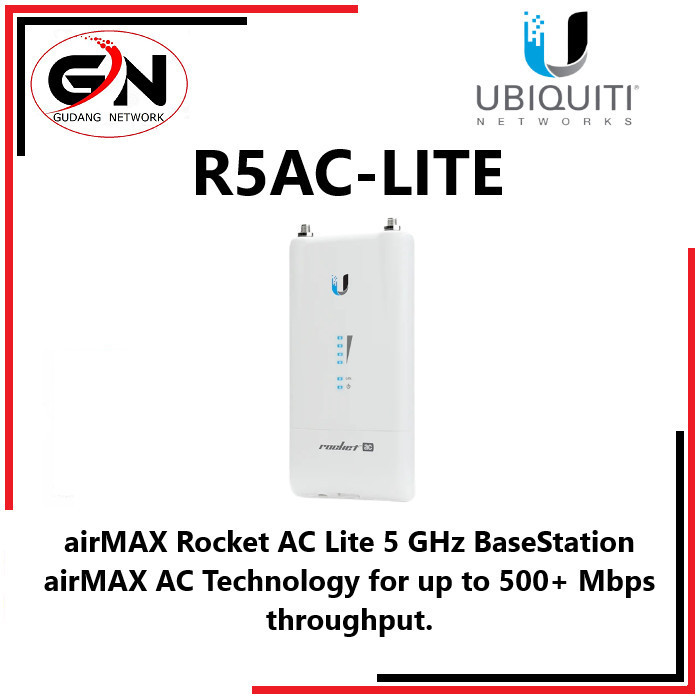 UBIQUITI R5AC-LITE Rocket M5 AC Lite