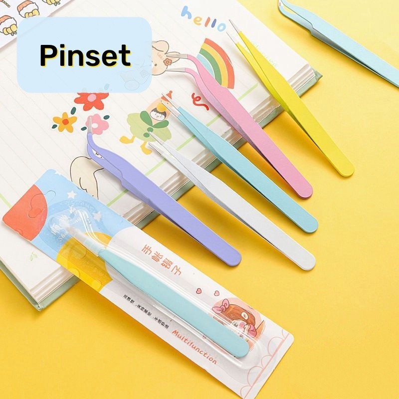 

FREE SHIPPING / READY BALI RAS PINSET MACARON STICKER PINSET SCRAPBOOK BUJO PINSET BULU MATA TWEEZERS JURNAL PENJEPIT EYELASH EXTENSION BENGKOK MULTIFUNGSI