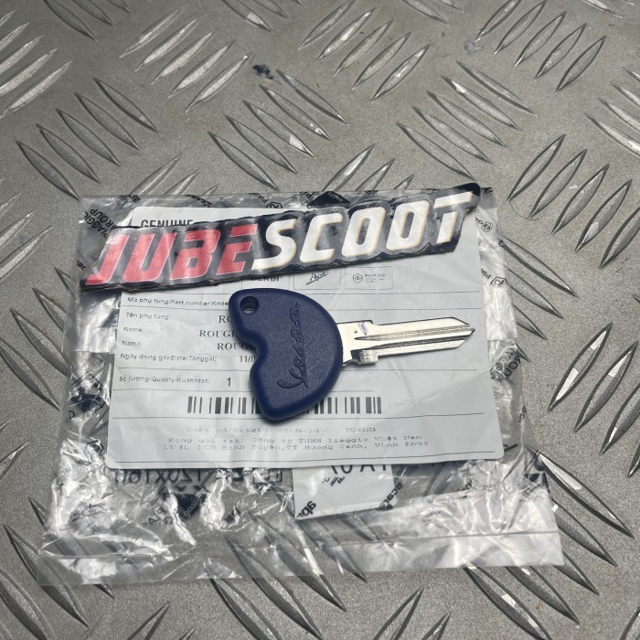 Blank Key / Kunci Duplikat / Kunci Biru Piaggio Vespa Original