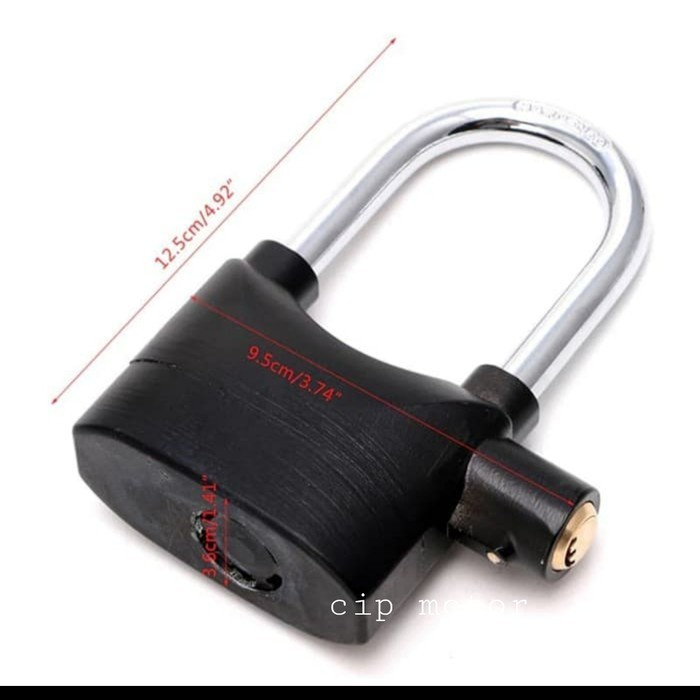 Gembok Alarm Anti Maling Pengaman Motor Nmax Xmax Pcx Adv Universal