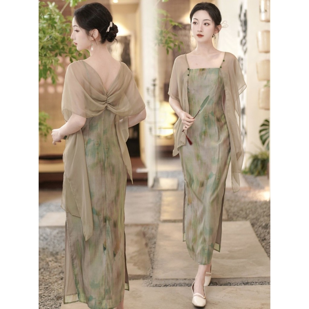 Women's Summer Retro Slimming Dress