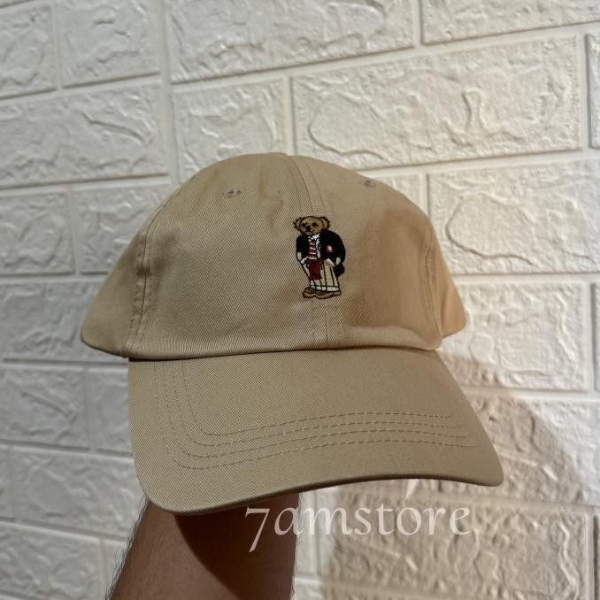 Diskon Murah  Topi / Cap Polo Bear - Beige Original