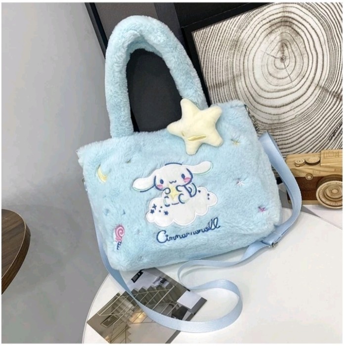 Tas Selempang Cinnamoroll Sling Bag Cinnamoroll Tas Selempang Bulu