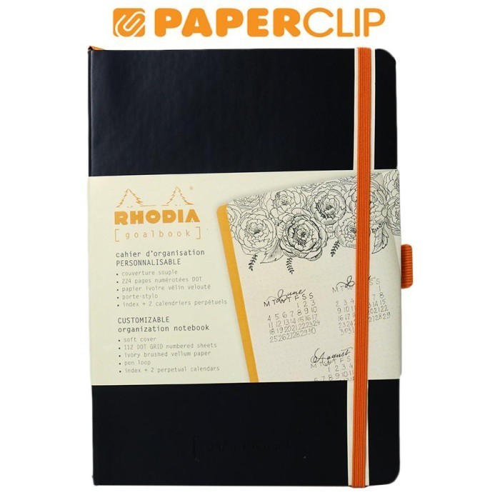 

DISKON NOTEBOOK RHODIA GOALBOOK 117742C IVO.A5 BLACK