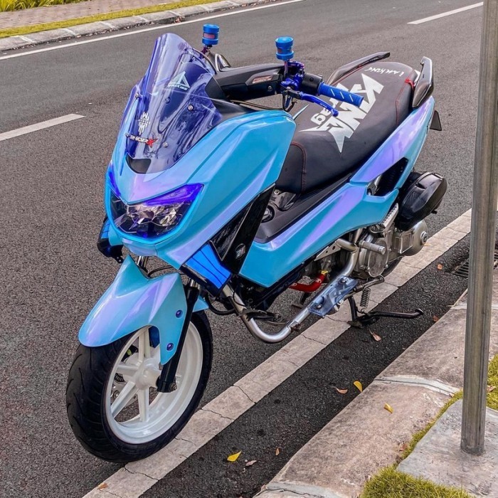 Skotlet Blue Ice Stiker Stiker Lembayung Biru Skotlet Lembayung Blue