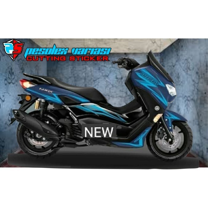 Striping Cutting Sticker New Nmax 2020 Motor Biru