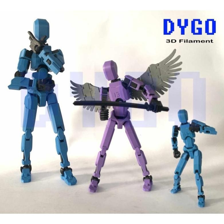 (mainan) Titan Dummy 13 Articulated action figure, dygo filament, uk 100%, 150% dan 200% TERLARIS