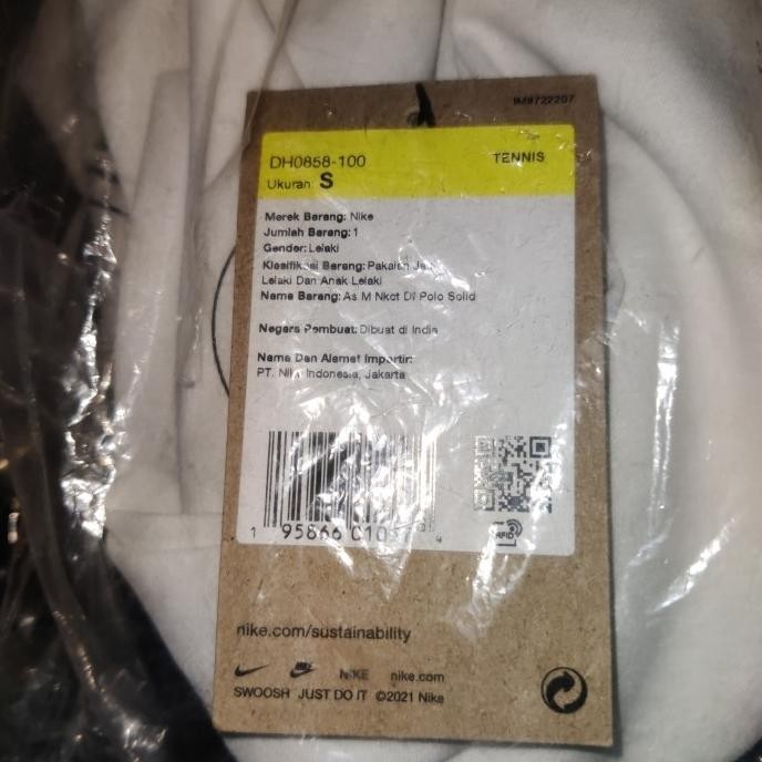baju Polo Tennis NikeCourt Solid tenis Brand new 2023