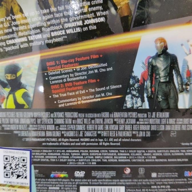 DVD blu-ray GI JOE RETALIATION Original bnib