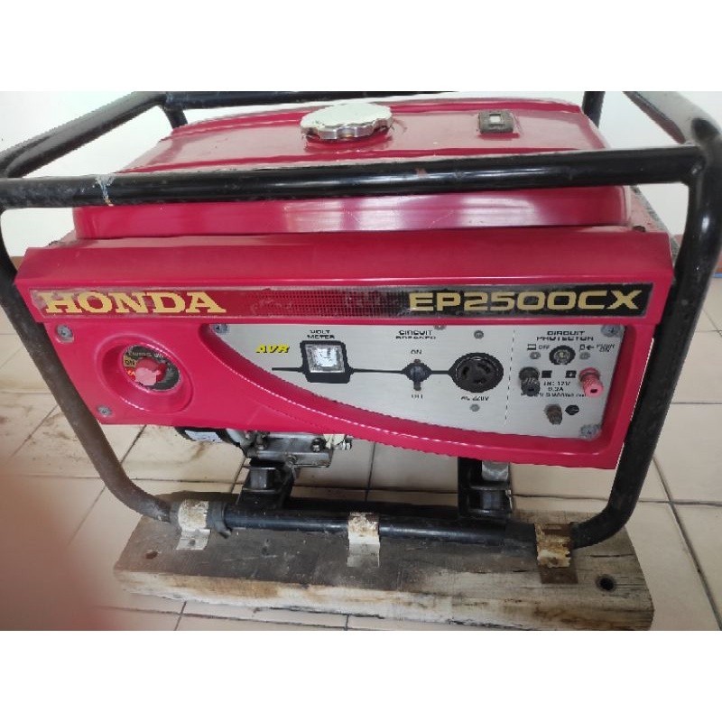 MESIN GENSET GENERATOR BENSIN HONDA EP2500CX 2200 WATT EP 2500 CX BEKAS