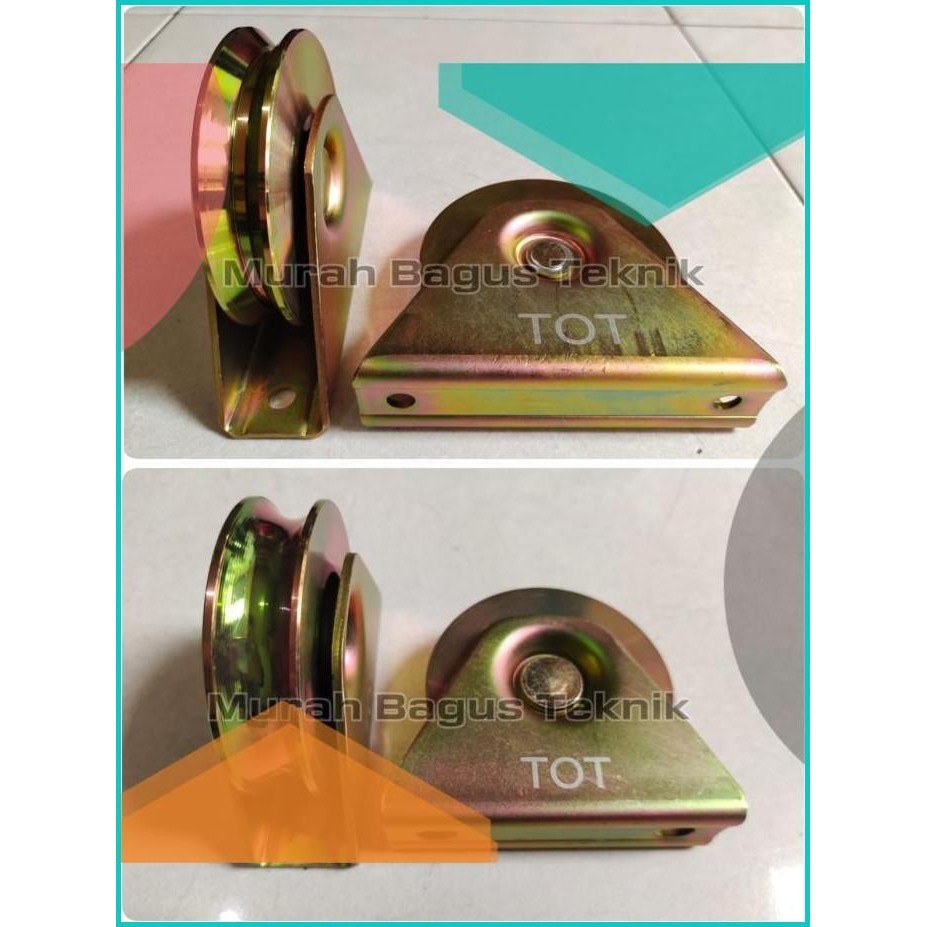 Roda pintu pagar bearing / roda pagar behel / roda pintu pagar siku 19