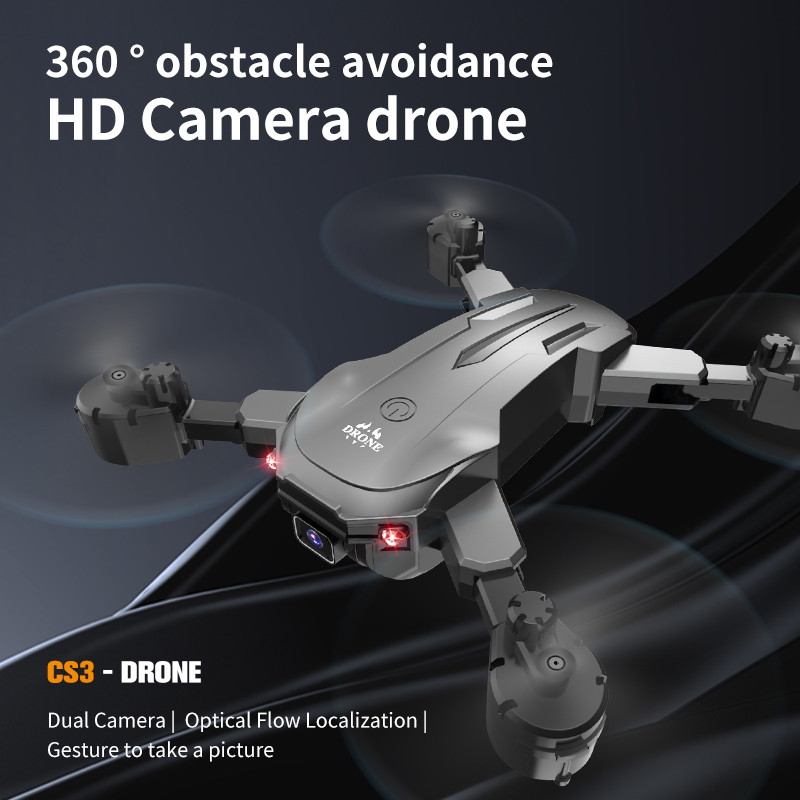 Drone Pintar CS3 Pro 4K HD Kamera Ganda dengan Fungsi Penghindar Rintangan untuk Pemotretan Drone Mi