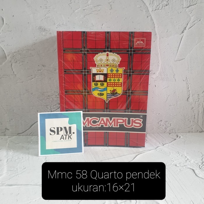 

(10 Pcs) Buku Tulis Quarto MM Campus 58 Lembar TERMURAH