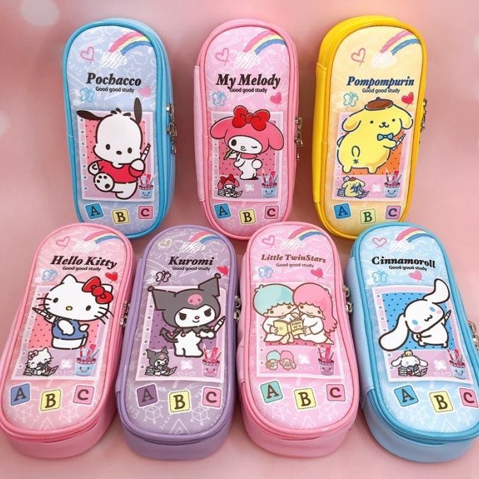 

Kotak pensil sanrio ATK09 tempat pen alat tulis sekolah kitty melody MBS