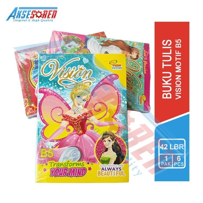 

JUAL Buku Tulis Sekolah Campus Vision 42 Lembar [1 Pack] Boxy Kampus 1 Pak