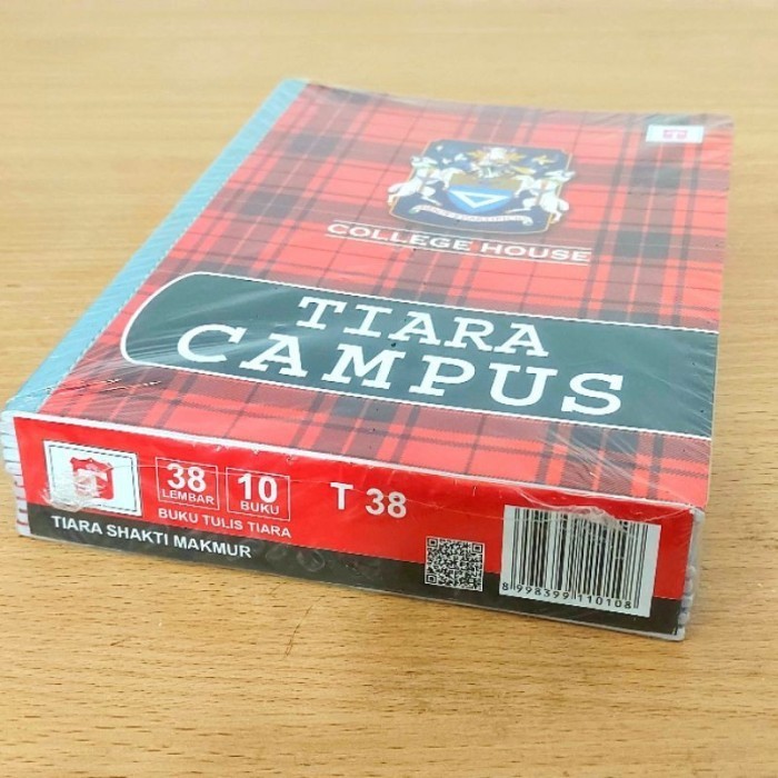 

MURAH Buku tulis TIARA CAMPUS 38 lembar 1 pack isi 10 buku
