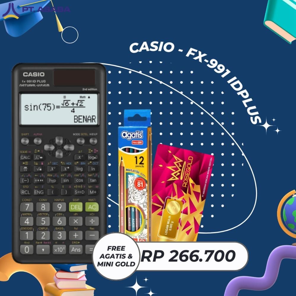 

Lagi Promooo !!! Casio Fx-991Idplus -2Nd Edition- B.Indonesia - Kalkulator Sekolah Kuliah - Scientific - 451Fungsi