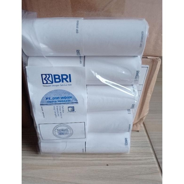 

Banyak Diskon!!! Kertas Thermal Logo Bri Merk Dwi Indah Exp 2025 57X33