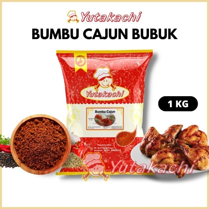 

Bumbu Cajun Bubuk 1Kg Yutakachi / Cajun Spice Seasoning Powder