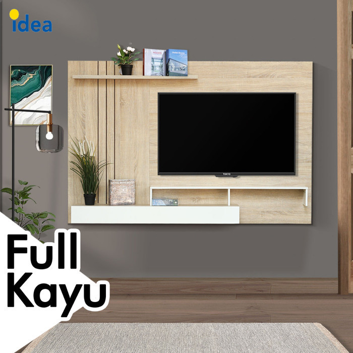 WALL UNIT IDEA FURNITURE TALLINN RAK TV KAYU MODERN MINIMALIS