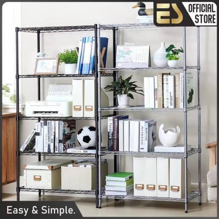 ES RAK TINGKAT SERBAGUNA RAK 5 SUSUN RAK PENYIMPANAN RAK SUSUN DAPUR