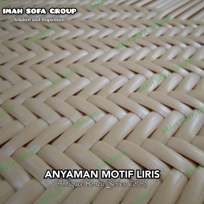 ANYAMAN PLAFON ROTAN SINTETIS CUSTOM SIZE