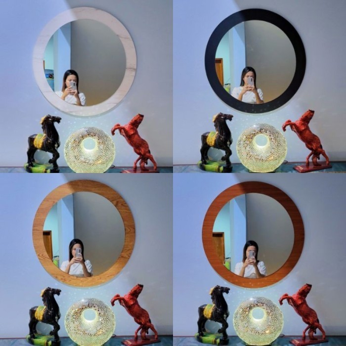 CERMIN RIAS DINDING AESTHETIC HOME DECOR DEKORASI RUMAH KACA CERMIN