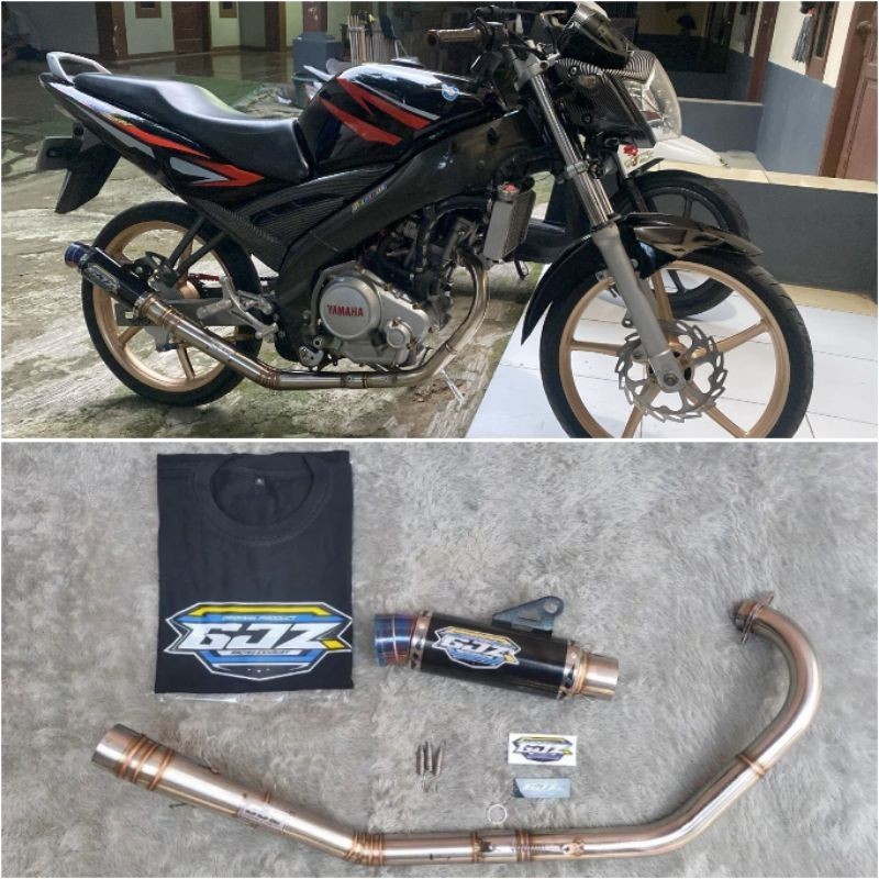 Knalpot Original Gjz Racing Exhaust Vixion Old Vixion New Nvl Nva Roadrace Step Standar