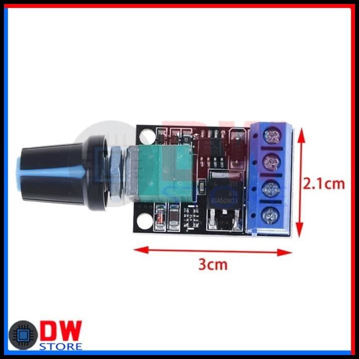 TERBARU ADJUSTABLE PWM DC MOTOR SPEED CONTROLLER DC 5V 12V 16V 10A LED DIMMER 