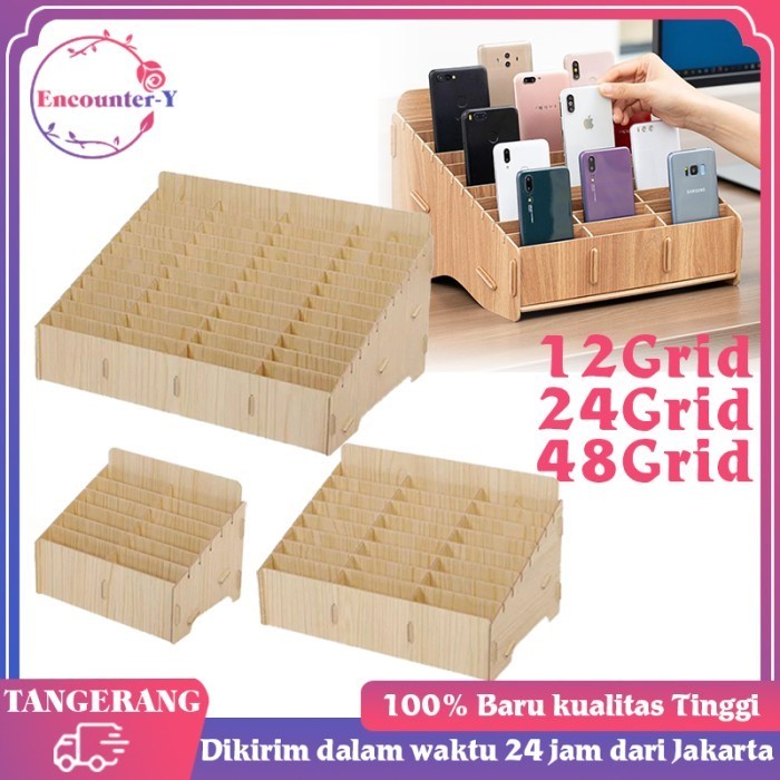 

Rak Tempat Hp 12/24/48 Susun Management Box Cell Phone Multifungsi