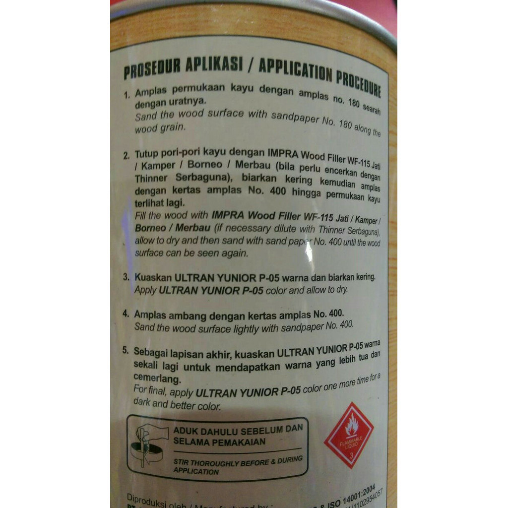 Cat Politur Propan Ultran P-05 (Clear Gloss)