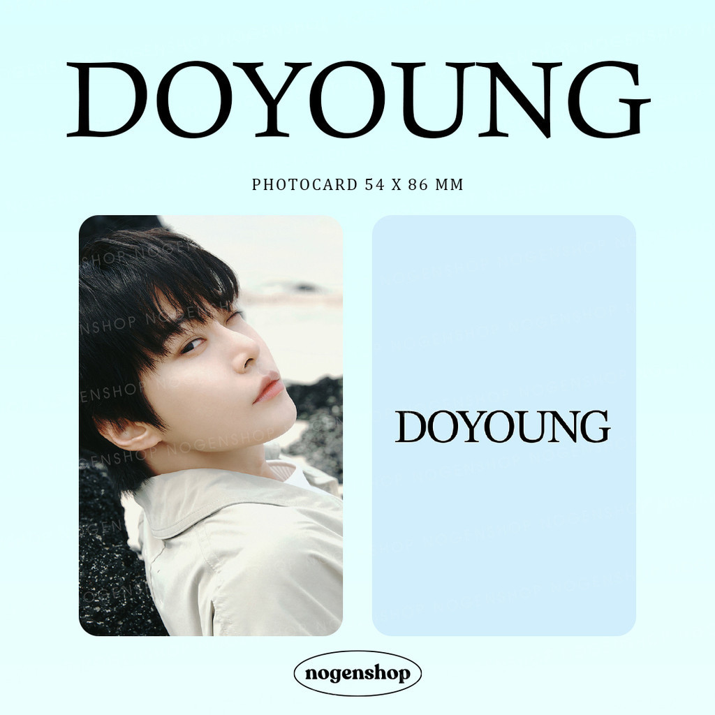 [UNOFFICIAL/FANMADE] PHOTOCARD PC NCT DOYOUNG 청춘의 포말 YOUTH