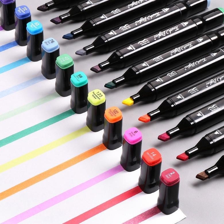 

READY DELI COLOR MARKER WITH BAG SPIDOL WARNA DENGAN TAS 60/80 TERBARU