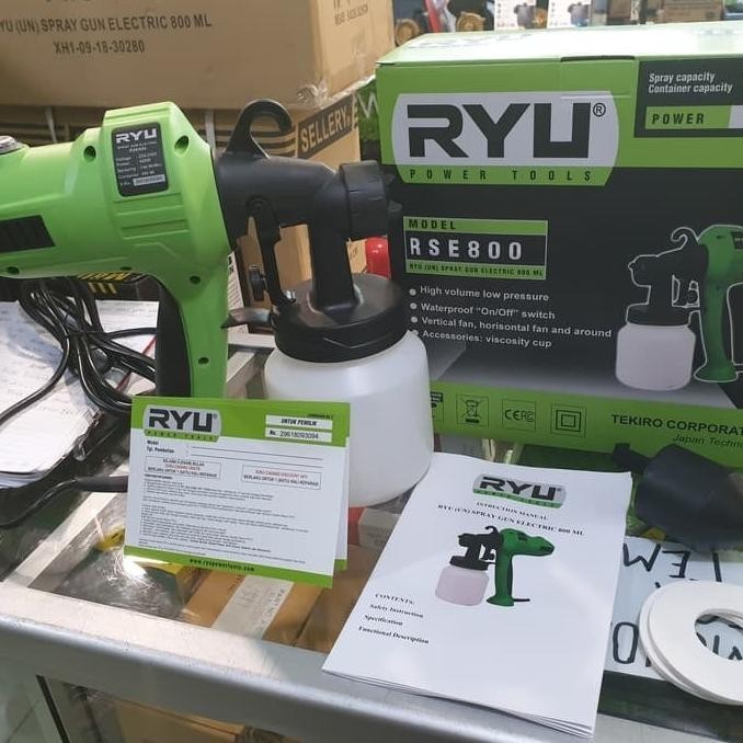 Ryu Mesin Semprot Cat Elektrik Spray Gun Electric Rse 800 Ryu