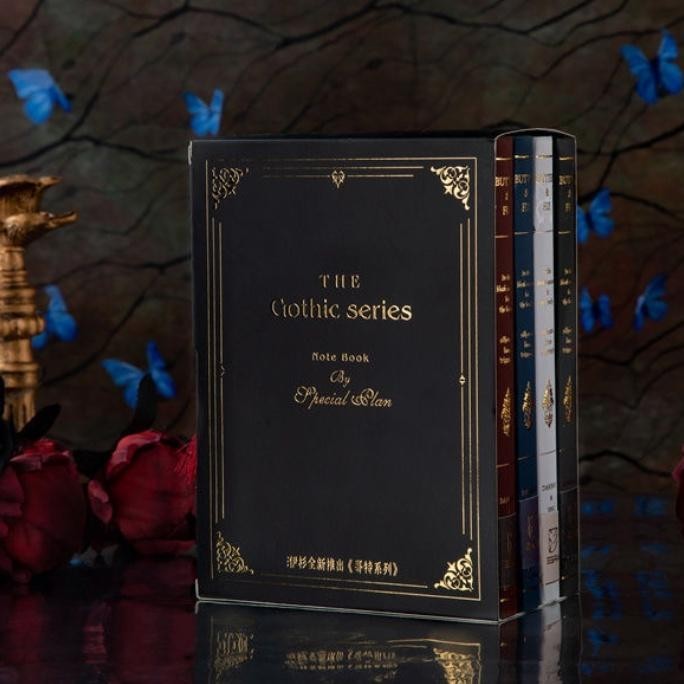 

BUKU NOTEBOOK DIARY BUTTERFLY THE GHOTIC SERIES / BUKU DIARY JURNAL AGENDA BUKU TULIS - 0791 3.3