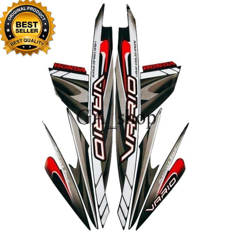 Stiker striping body vario 110 lama/karbu 2009