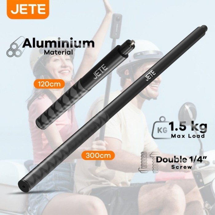 Ama Invisible Stick 3M / 1,2 M Selfie Stick Jete H13 Tongsis Monopod