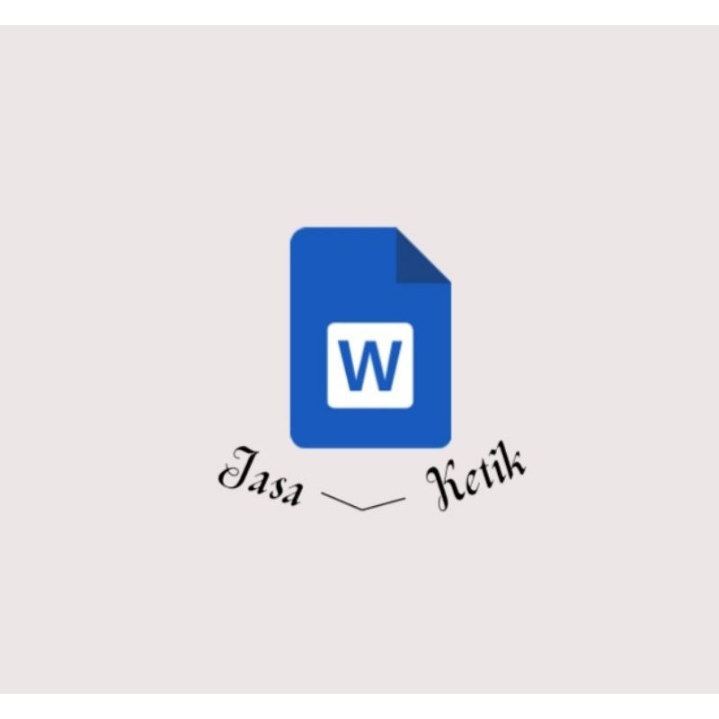 

Jasa Ketik : Word
