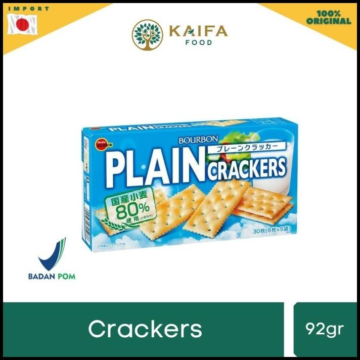 

Bourbon Plain Crackers 92Gr