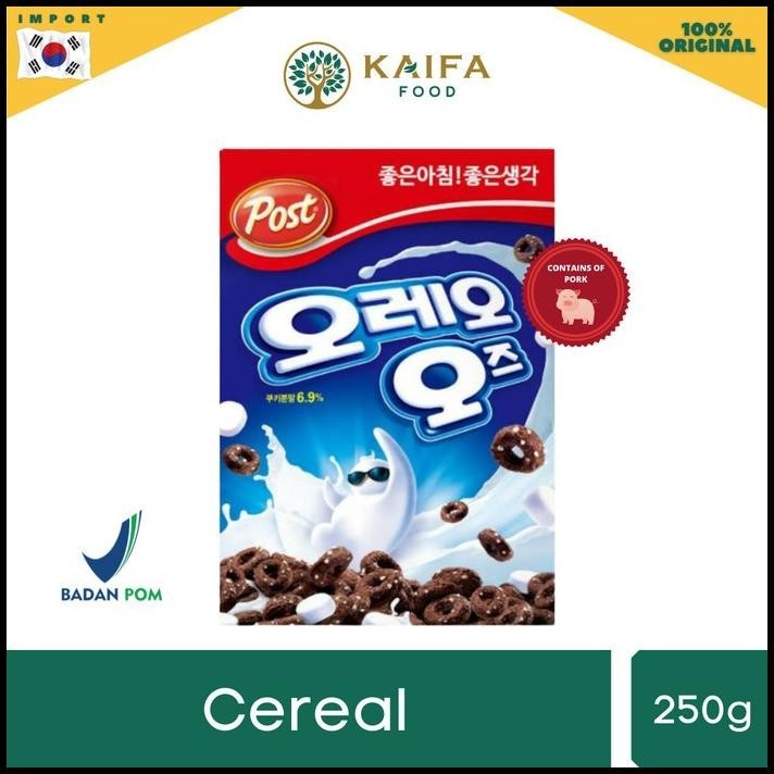 

Post Cereal Oreo O'S Chocolate With Marshmallow 250Gr - Non Halal