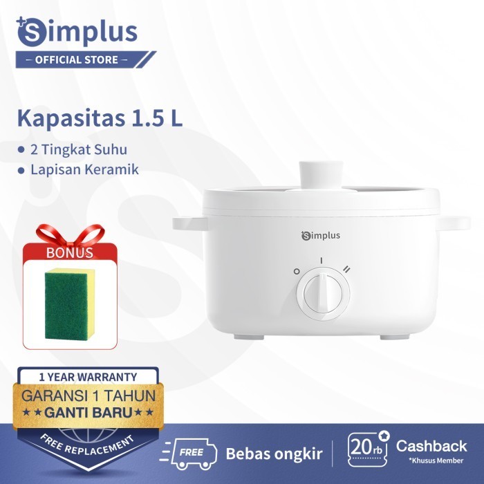 Dheao Panci Listrik Serbaguna Low Watt 630 Watt Panci Elektrik