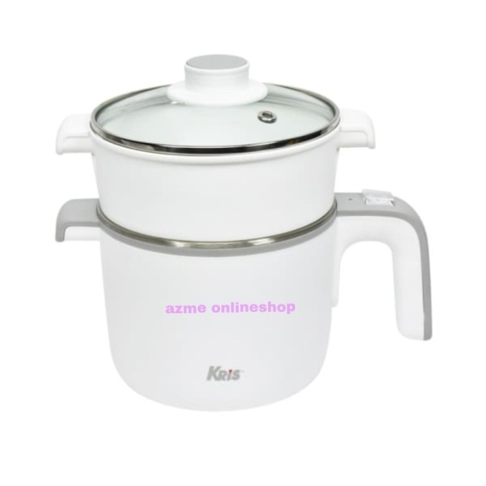 

Dheao Bow Panci Listrik 1,2 Liter_Panci Listrik Dengan Pengukus 600 Watt